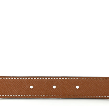 Hermes Swift Epsom 24mm Mini Constance H Belt 90 Black Gold 4 of 6