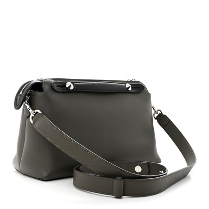 Fendi Vitello Dolce 4 Color Medium By The Way Boston Bag Carbone Grigio Polvere Multicolor 3 of 17