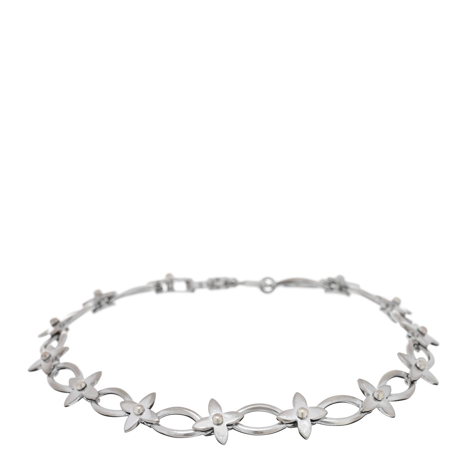 Louis Vuitton 18k White Yellow Gold Idylle Blossom Link Bracelet 1 of 3