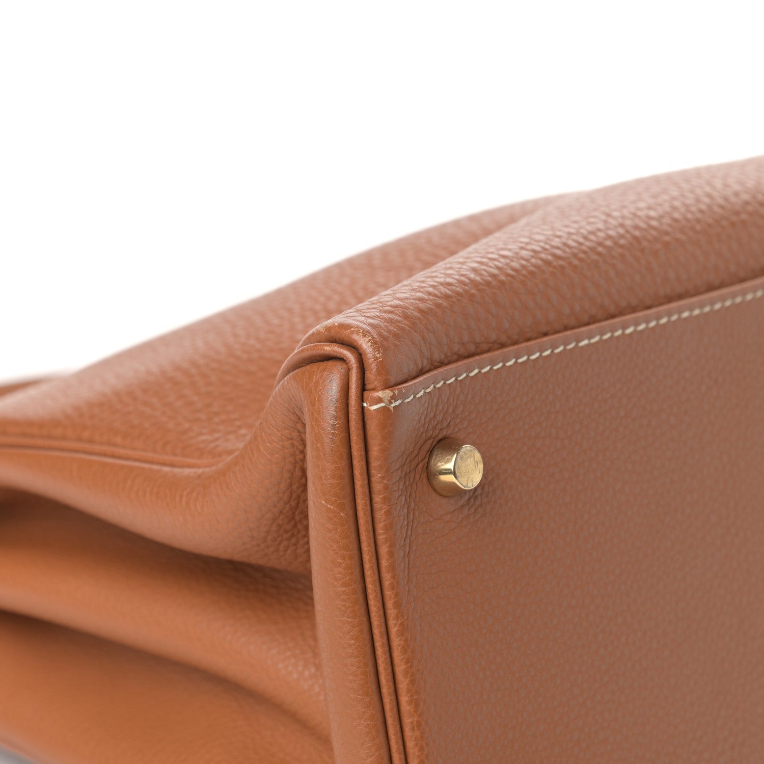 Hermes Togo Kelly Retourne 35 Gold 6 of 21