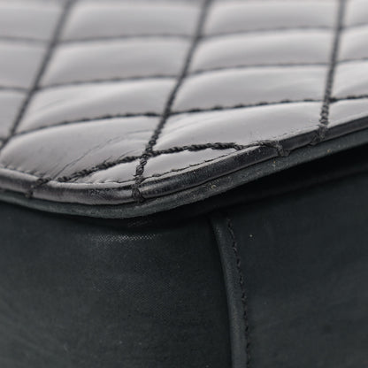 Chanel Glazed Calfskin Quilted Medium Day Trip Flap Black 9 of 14