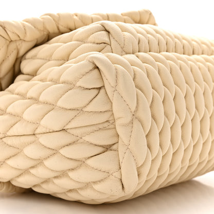 Proenza Schouler Lambskin Quilted PS Harris Small Shoulder Bag Beige 9 of 10