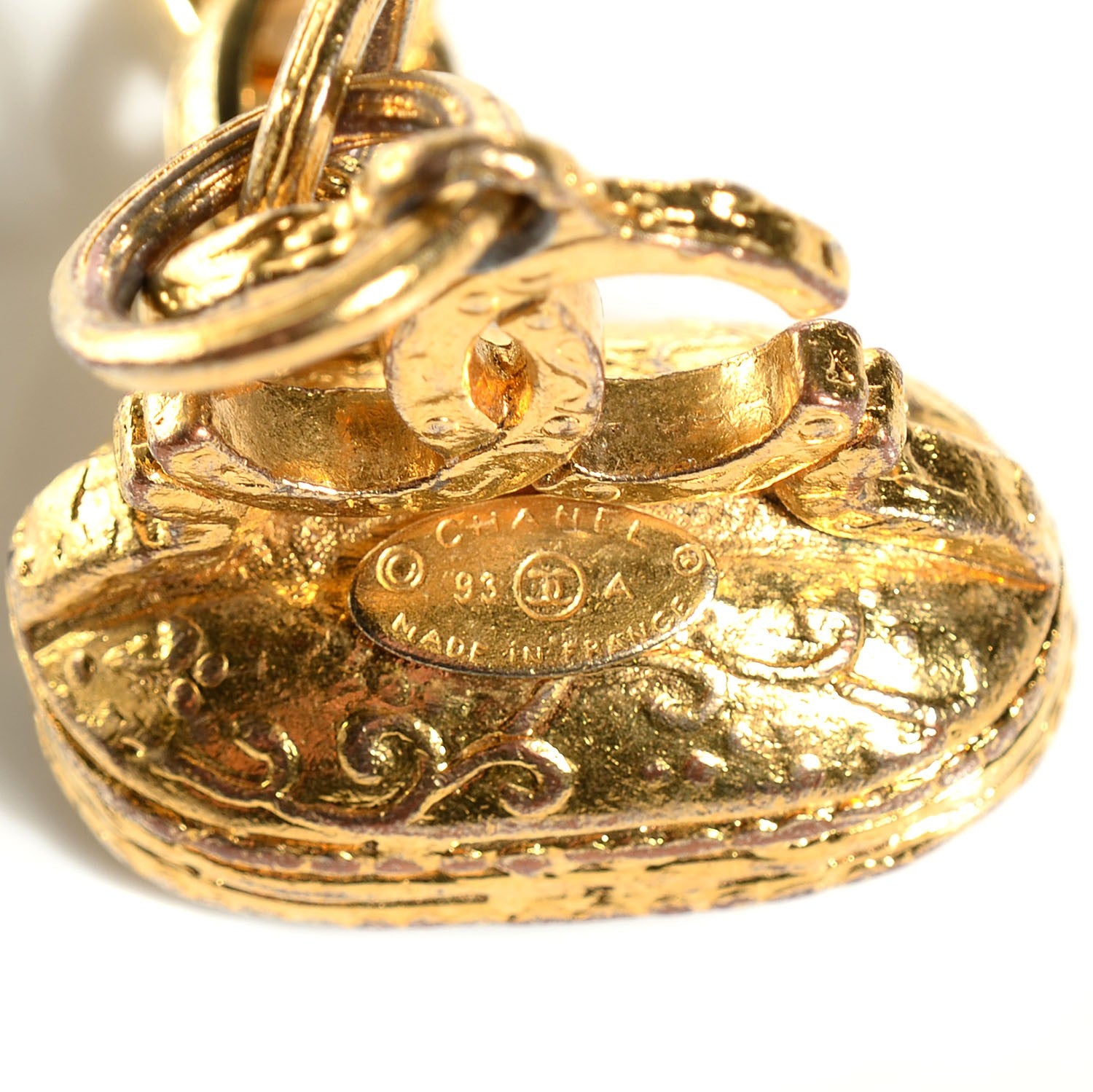 Chanel CC Gripoix Chain Necklace Gold 7 of 7