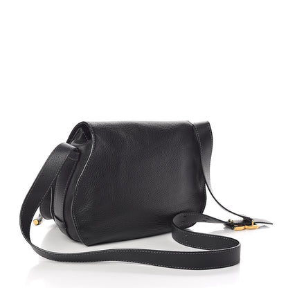 Chloe Calfskin Medium Marcie Round Crossbody Bag Black 3 of 10