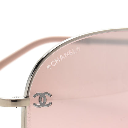 Chanel Pilot Sunglasses 4189-T-Q Dark Pink 8 of 10