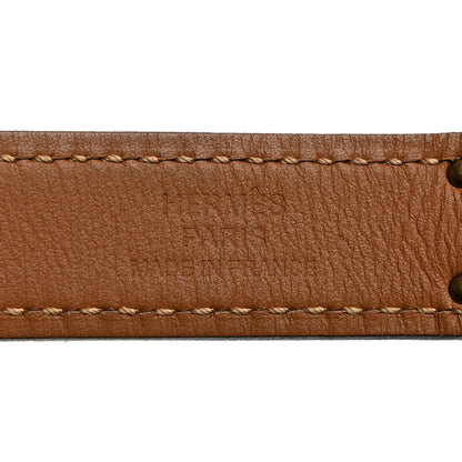Hermes Epsom Kelly Belt Bleu Zanzibar 4 of 5