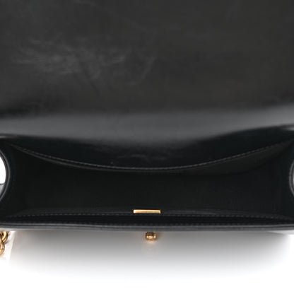 Chanel Metallic Glazed Calfskin Medium Boy Flap Black Gold 5 of 11