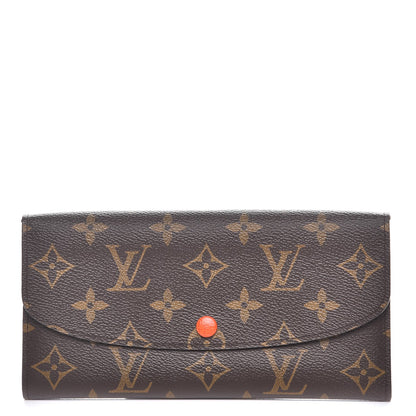 Louis Vuitton Monogram Emilie Wallet Piment 1 of 8