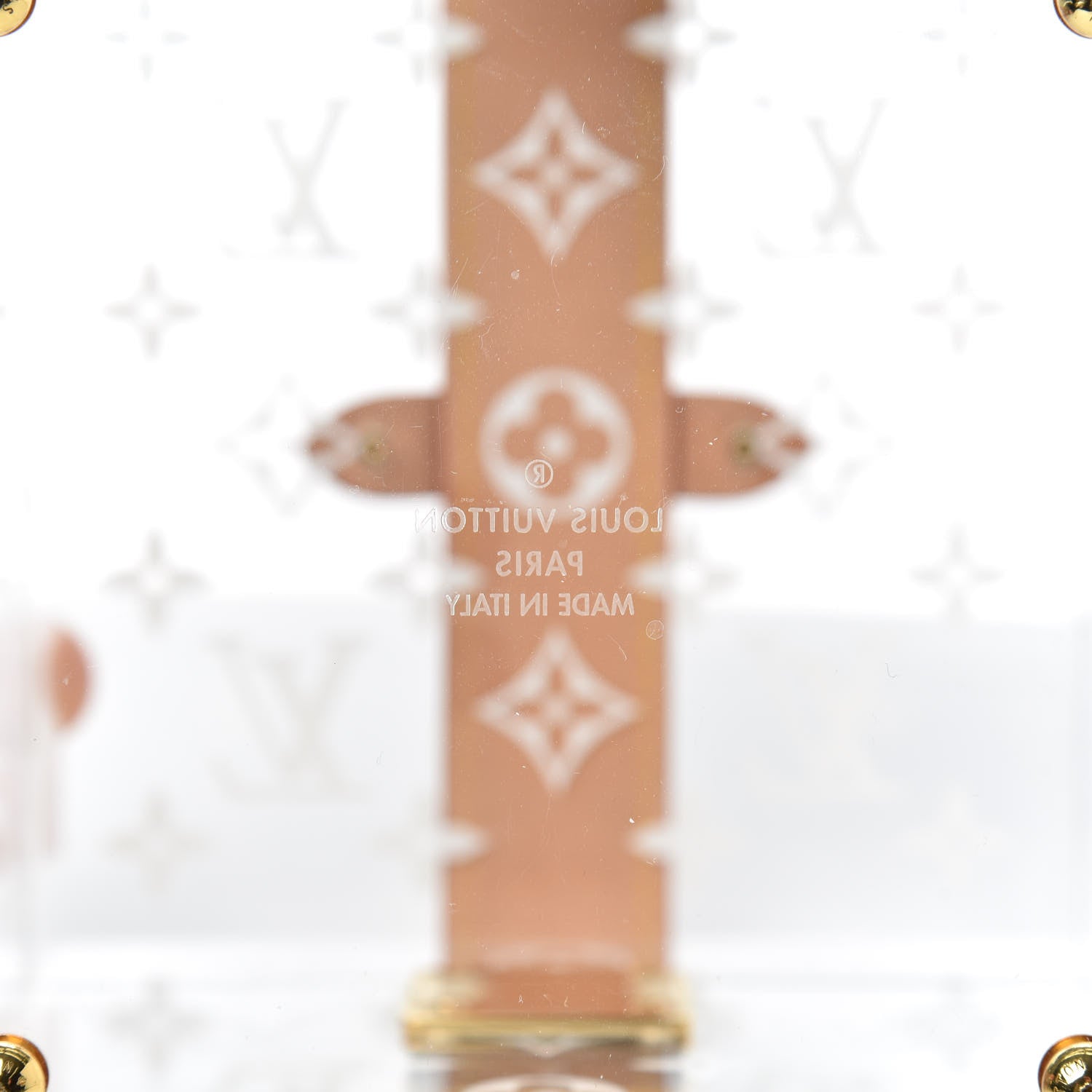 Louis Vuitton Transparent Plexiglass Cube Scott Box 7 of 9