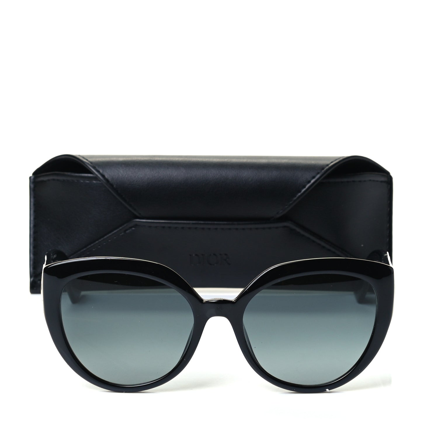 Acetate DDior Cat Eye Sunglasses Black