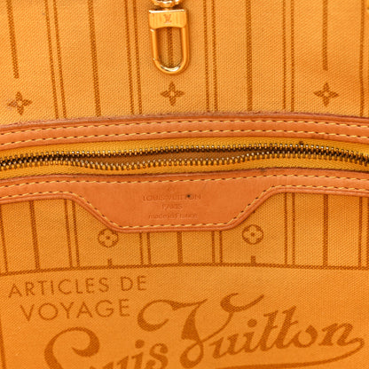 Louis Vuitton Monogram My LV Heritage Neverfull MM Yellow White 6 of 11