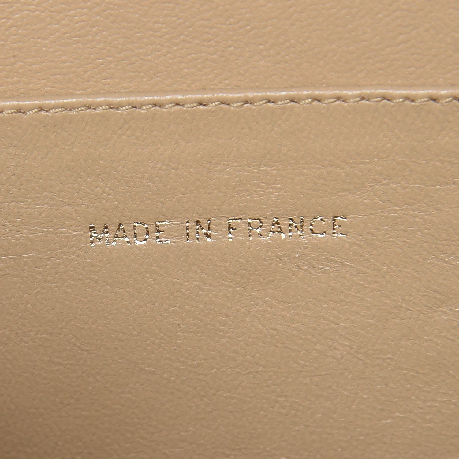 Chanel Lambskin Quilted Shoulder Bag Beige 8 of 18