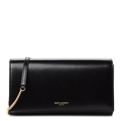 Saint Laurent Smooth Calfskin Mini Paris Bag Black 1 of 9