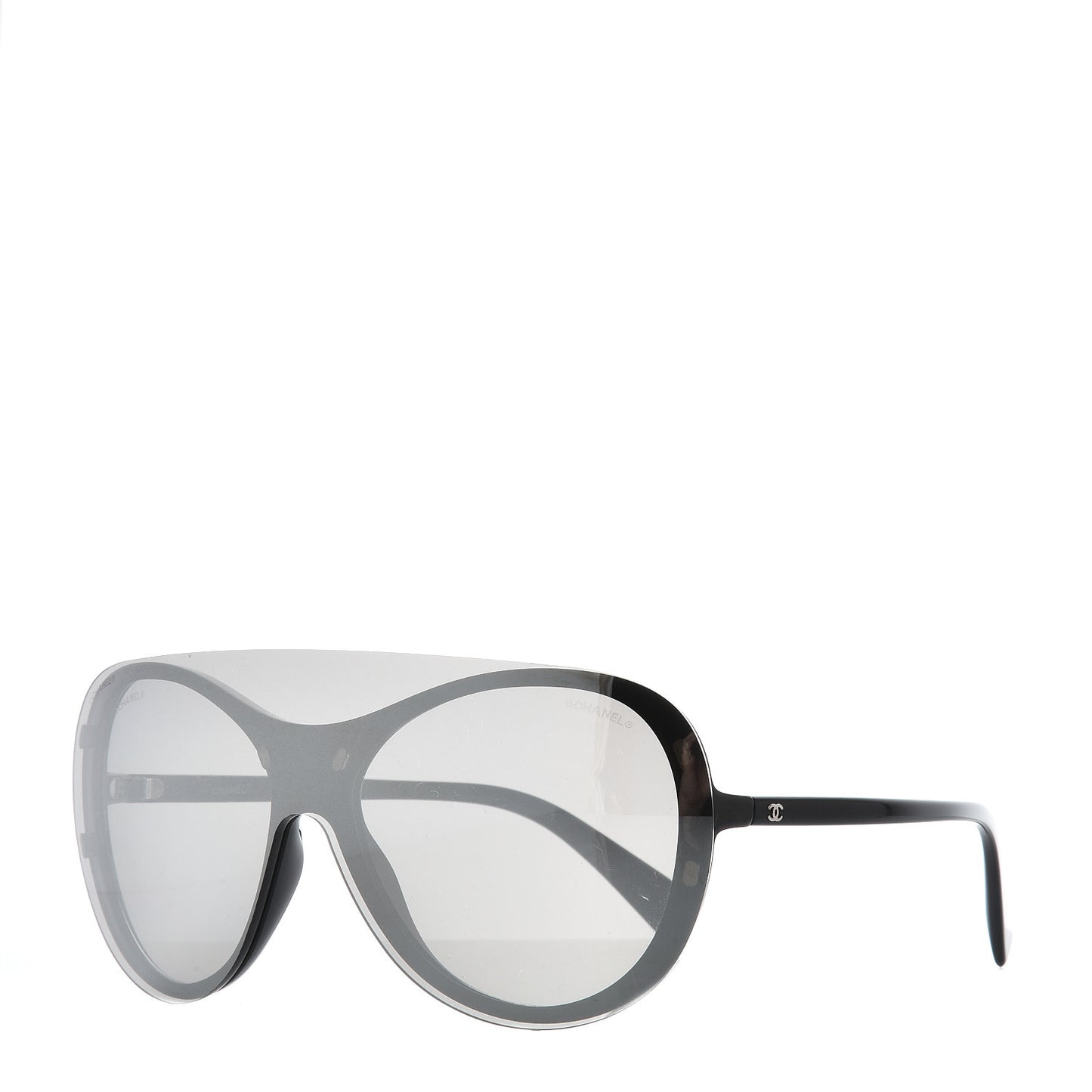 Clip On Sunglasses 71230 Mirror Grey Black