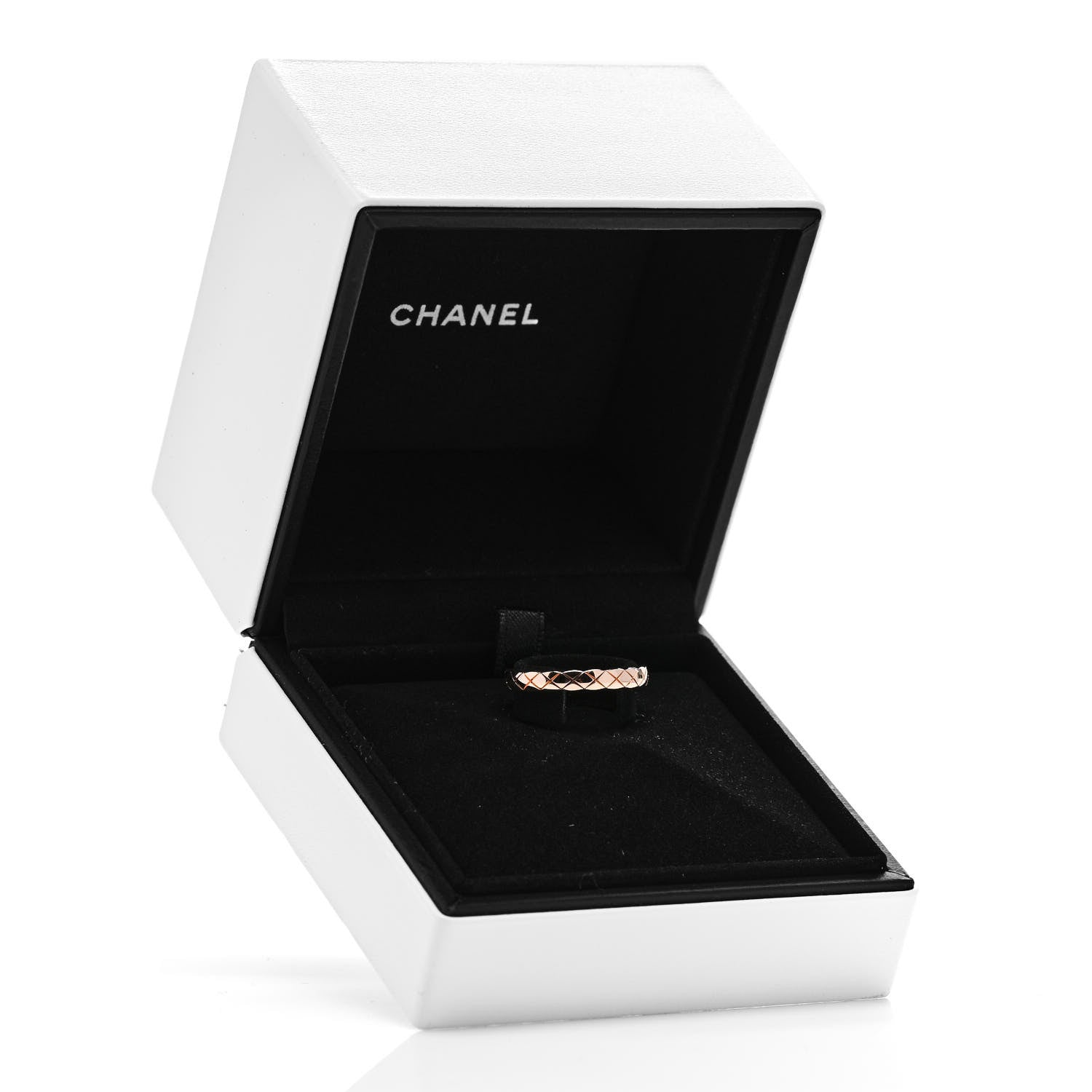 Chanel 18K Beige Gold Mini Coco Crush Ring 58 8.25 6 of 6