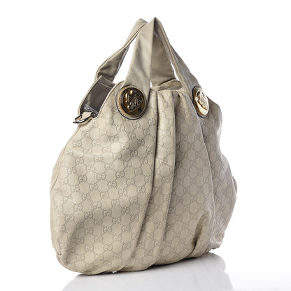 Gucci Guccissima Medium Hysteria Top Handle Bag Off White 3 of 19