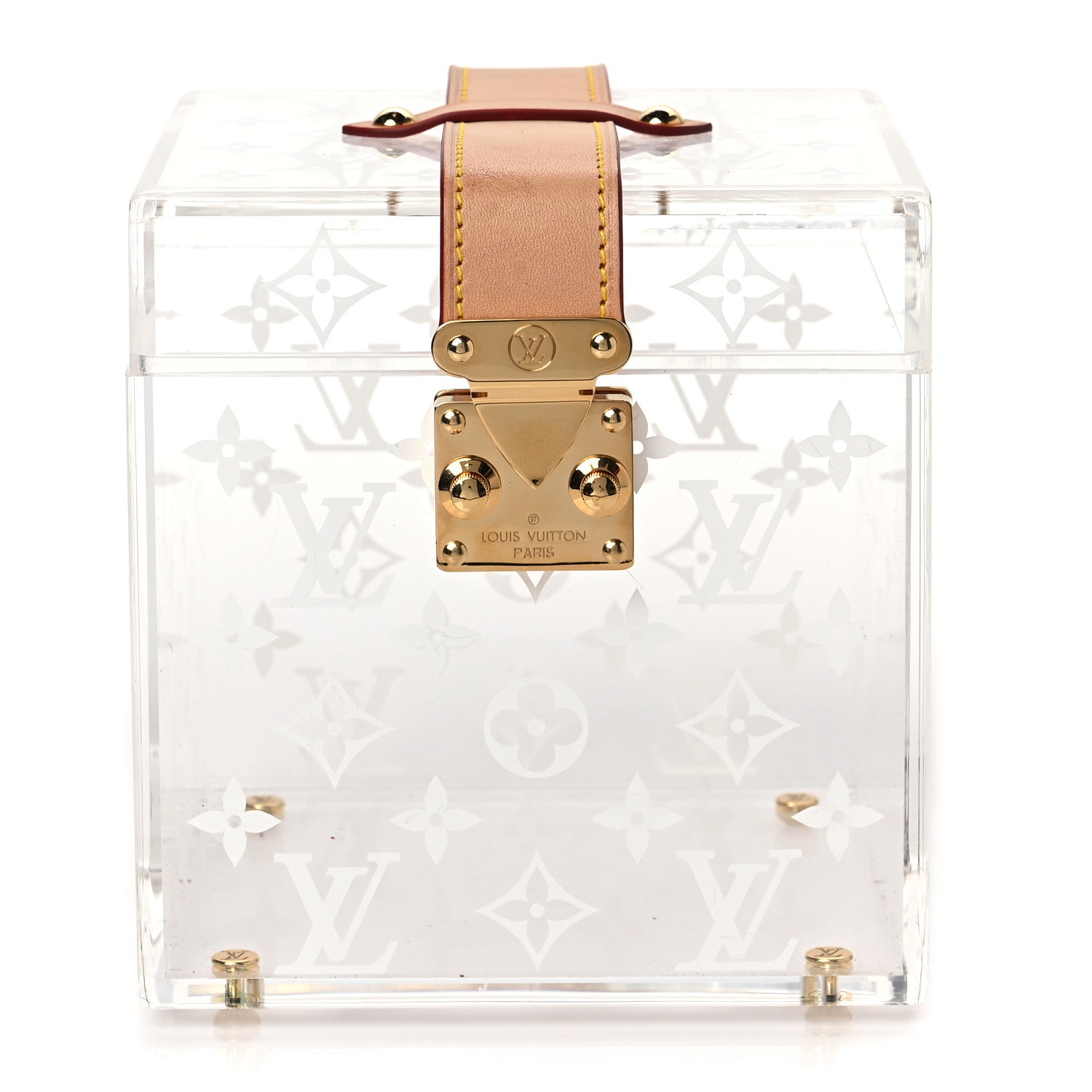 Louis Vuitton Transparent Plexiglass Cube Scott Box 1 of 7