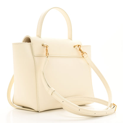 Celine Grained Calfskin Nano Belt Bag White 3 of 10
