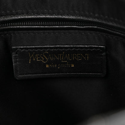 Saint Laurent Textured Patent Calfskin Medium Muse Black 12 of 20