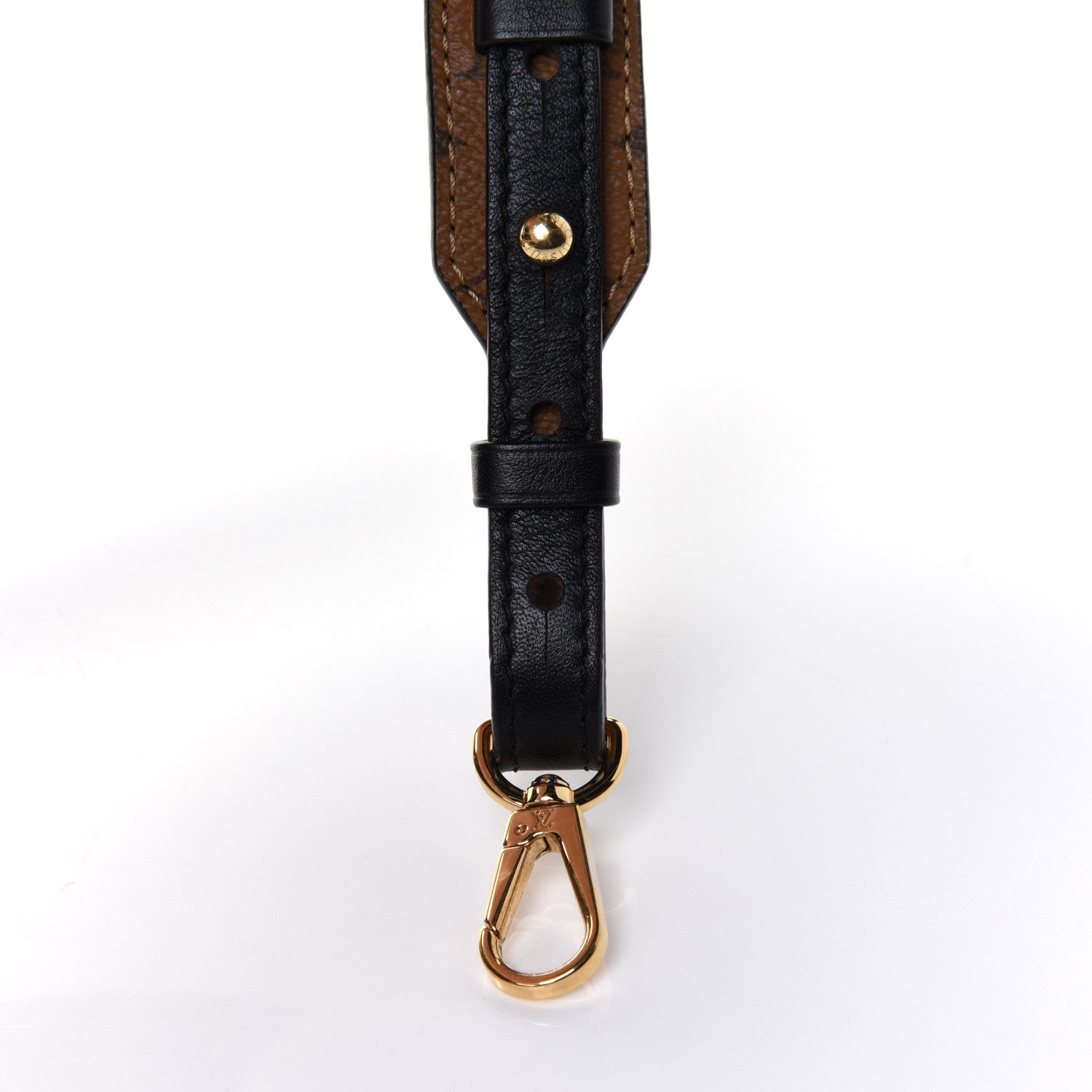 Louis Vuitton Reverse Monogram Bandouliere Shoulder Strap XL Black 4 of 4