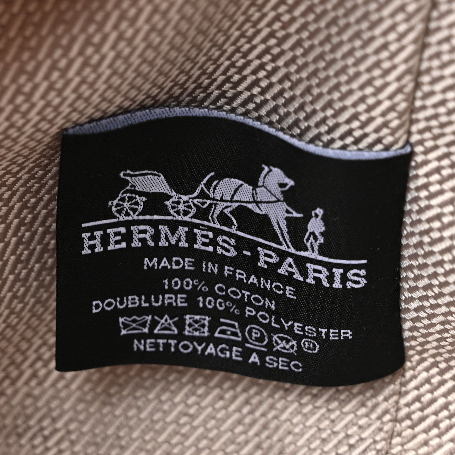 Hermes Canvas Small Bride-A-Brac Pouch Natural Orange 6 of 8