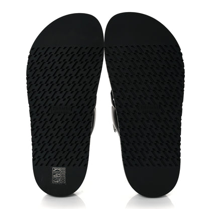 Hermes Nappa Extra Sandals 39 Black 10 of 16