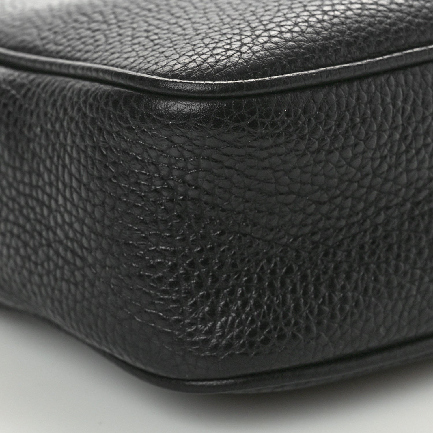 Gucci Pebbled Calfskin Mini Soho Disco Bag Black 9 of 10