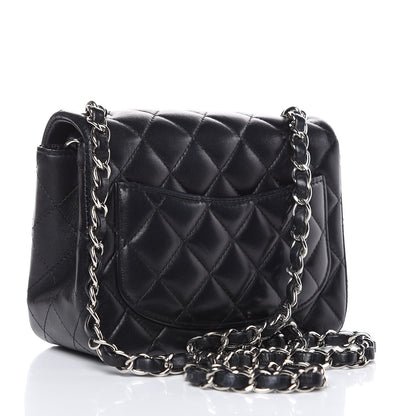 Chanel Lambskin Quilted Mini Square Flap Black 3 of 13