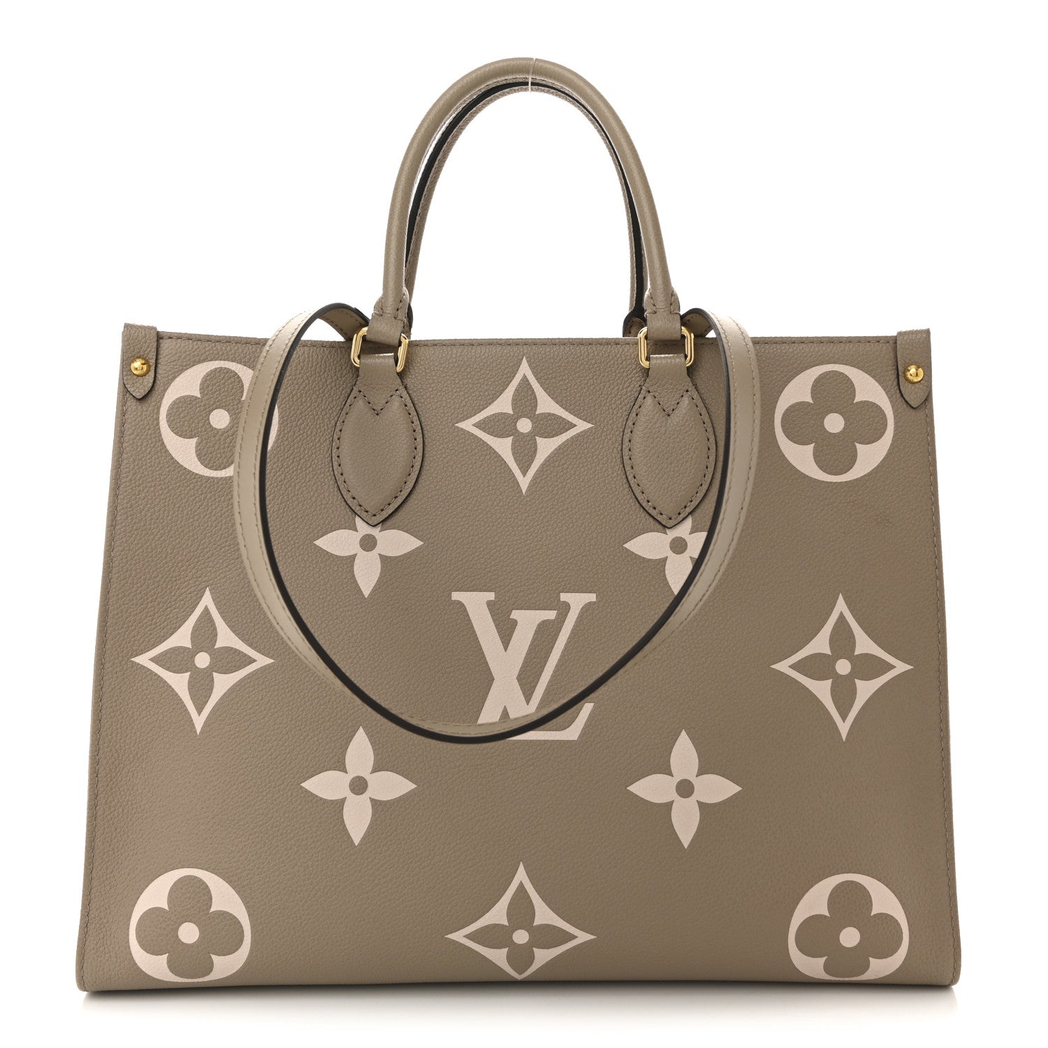 Louis Vuitton Empreinte Monogram Giant Onthego MM Tourterelle Creme 1 of 13