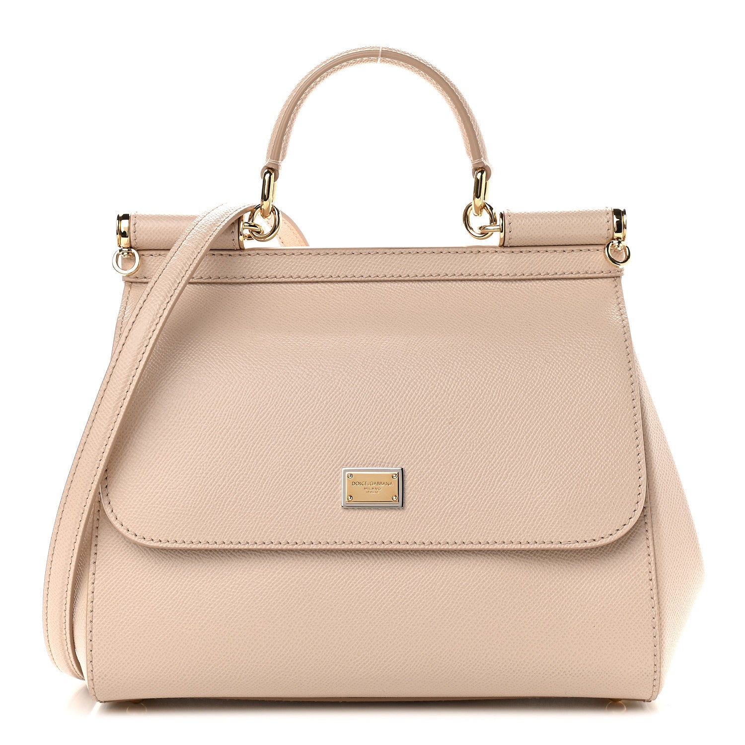 Dolce & Gabbana Dauphine Medium Miss Sicily Satchel Beige 1 of 7
