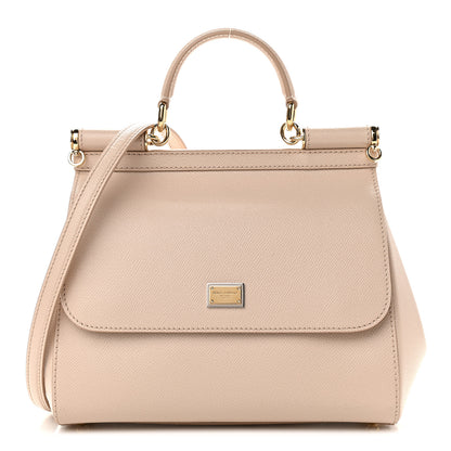 Dolce & Gabbana Dauphine Medium Miss Sicily Satchel Beige 1 of 7