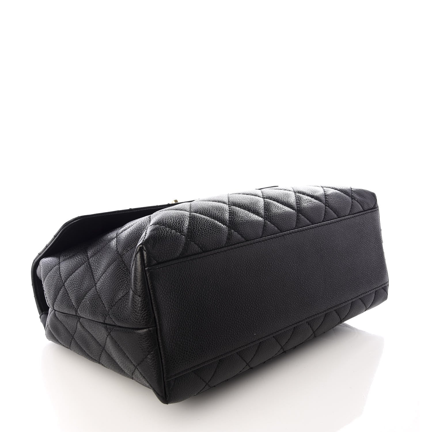 Chanel Caviar Quilted Jumbo Kelly Flap Black 3 of 8