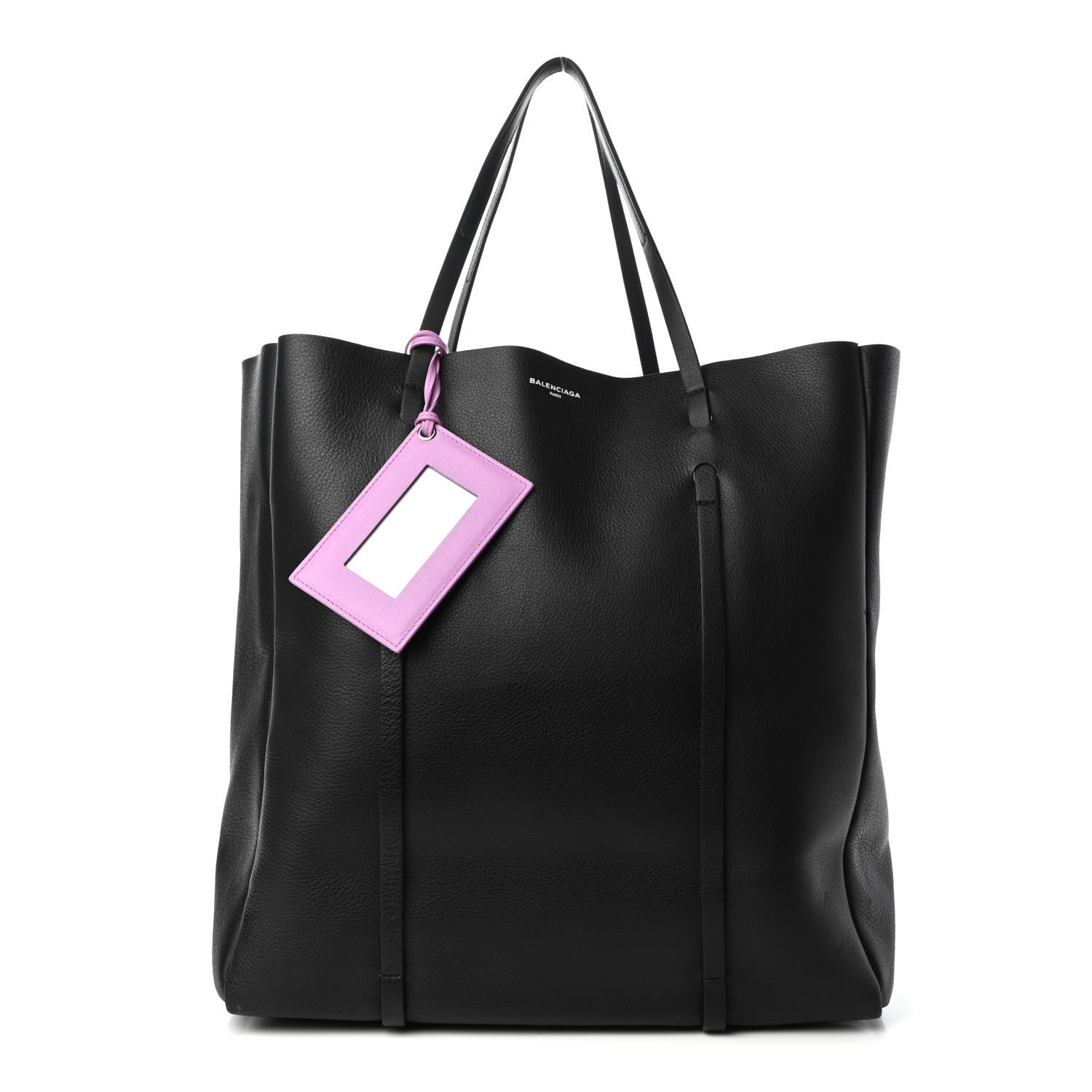 Balenciaga Veau Baltimore Double Sided Large Everyday Tote Black Purple 1 of 11