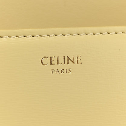 Celine Shiny Calfskin Triomphe Shoulder Bag Papyrus 6 of 12