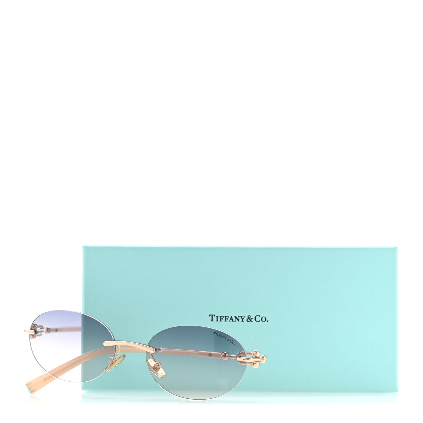 Metal TF3104D Oval Sunglasses Pink