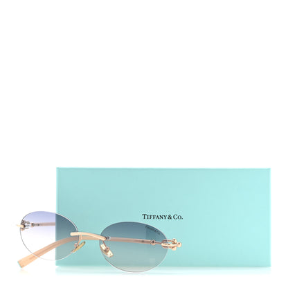 Tiffany Metal TF3104D Oval Sunglasses Pink 8 of 8