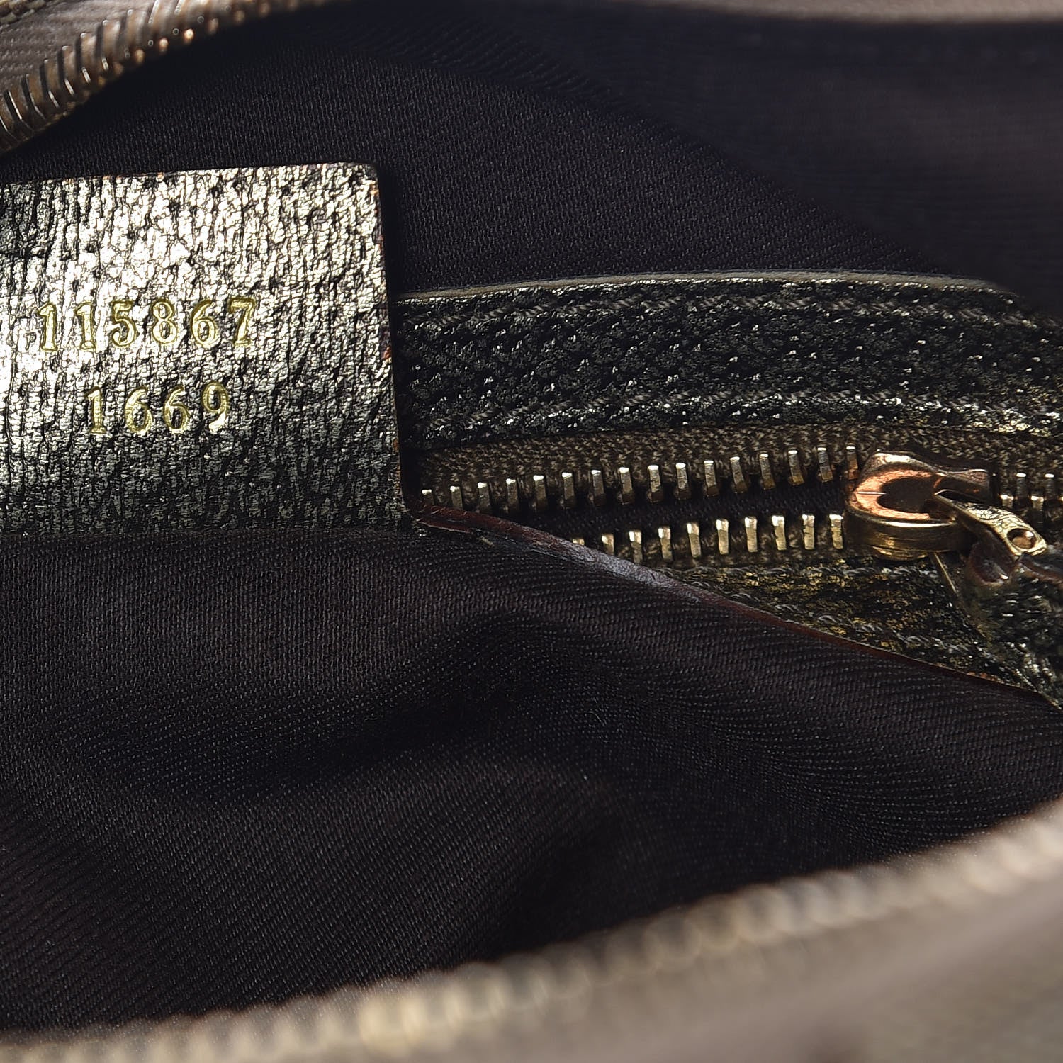 Gucci Monogram Medium Horsebit Chain Hobo Dark Brown 9 of 13