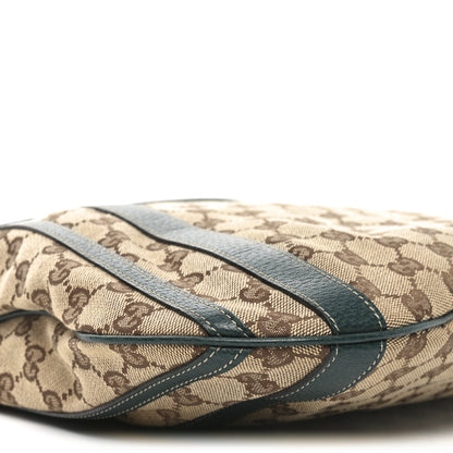 Gucci Monogram Medium Abbey Convertible Tote Green 9 of 10