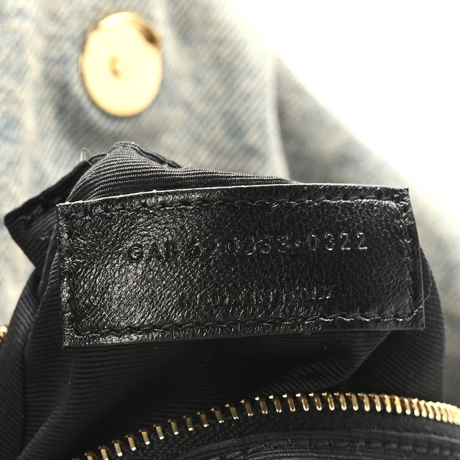 Saint Laurent Denim Quilted Toy Loulou Puffer Monogram Chain Satchel Blue Cinnamon 7 of 10