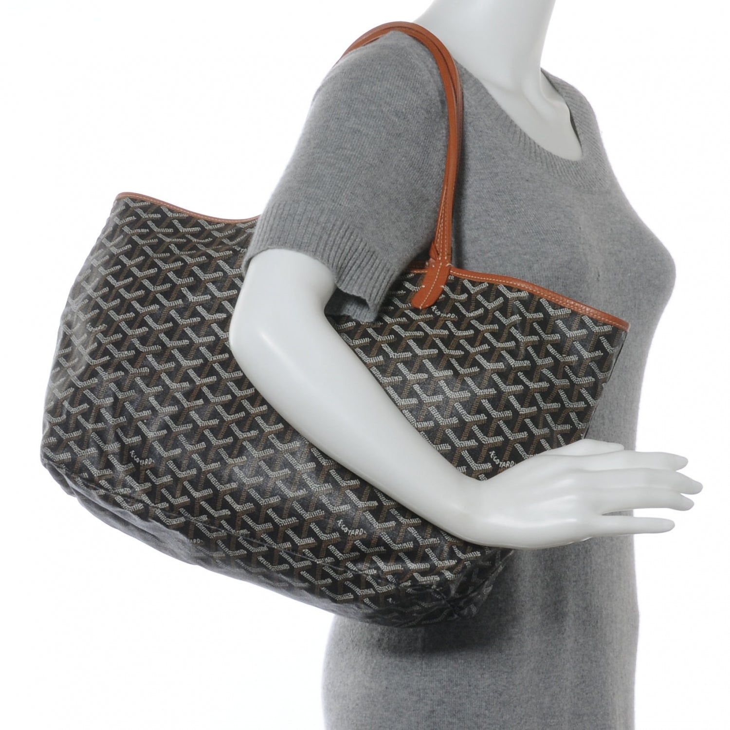 Goyard Goyardine Saint Louis PM Black Gold 2 of 20
