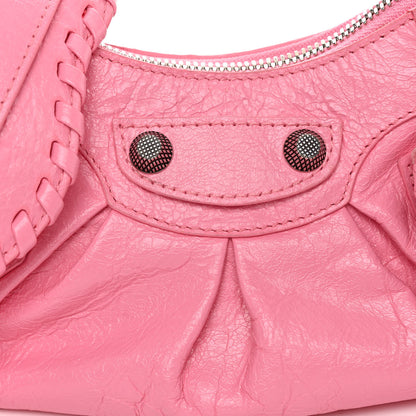 Balenciaga Agneau Arena Le Cagole Shoulder Bag XS Candy Pink 8 of 10
