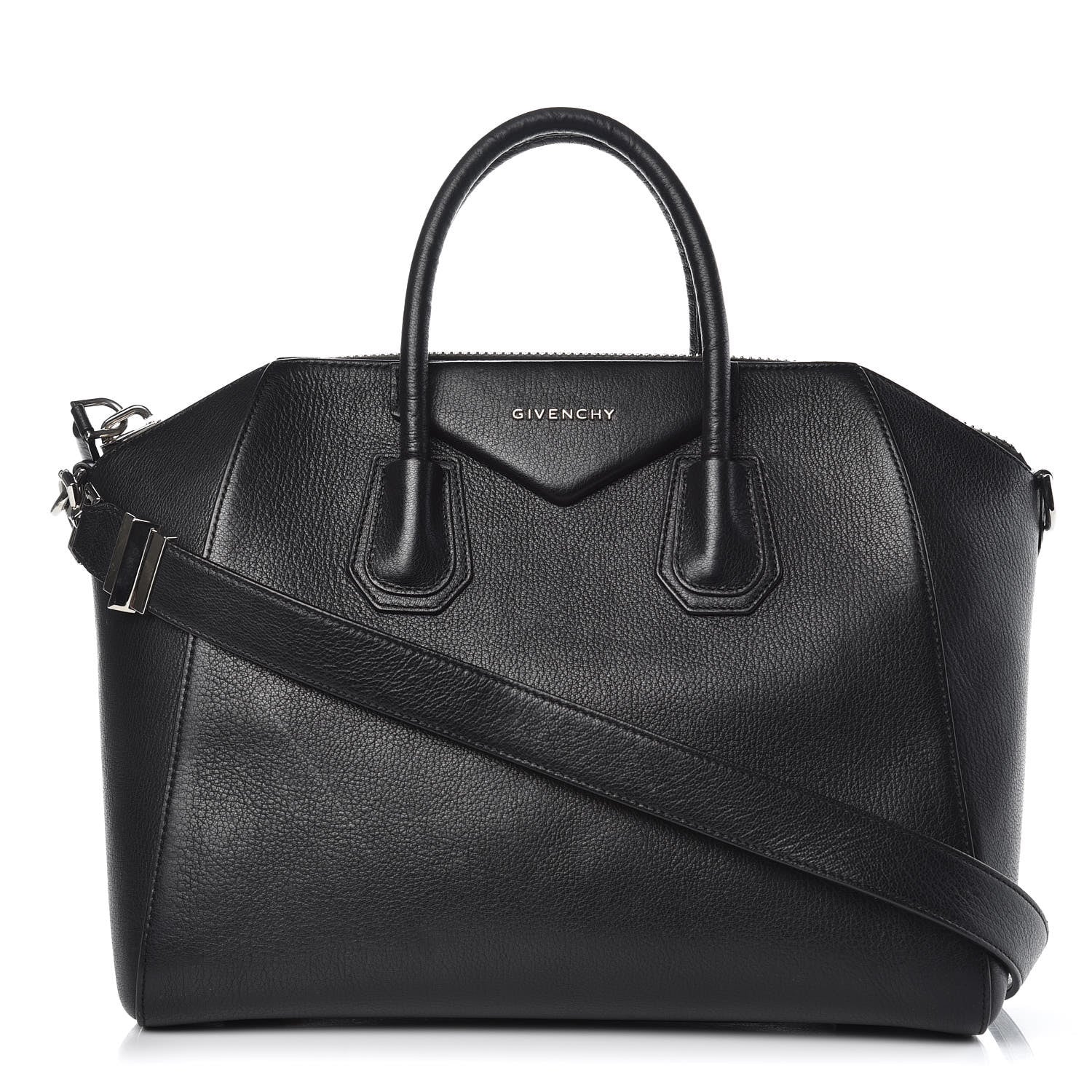 Givenchy Sugar Goatskin Medium Antigona Black 1 of 16