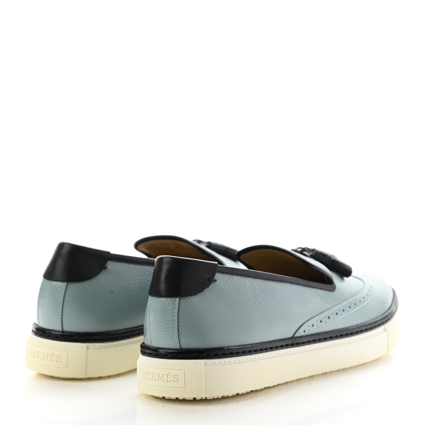 Patent Epsom Esprit Ghillies Tassel Loafers 40