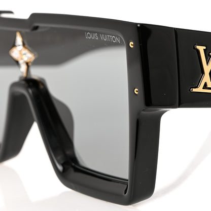 Louis Vuitton Acetate Swarovski Crystal Cyclone Sunglasses Z1578W Black 7 of 8