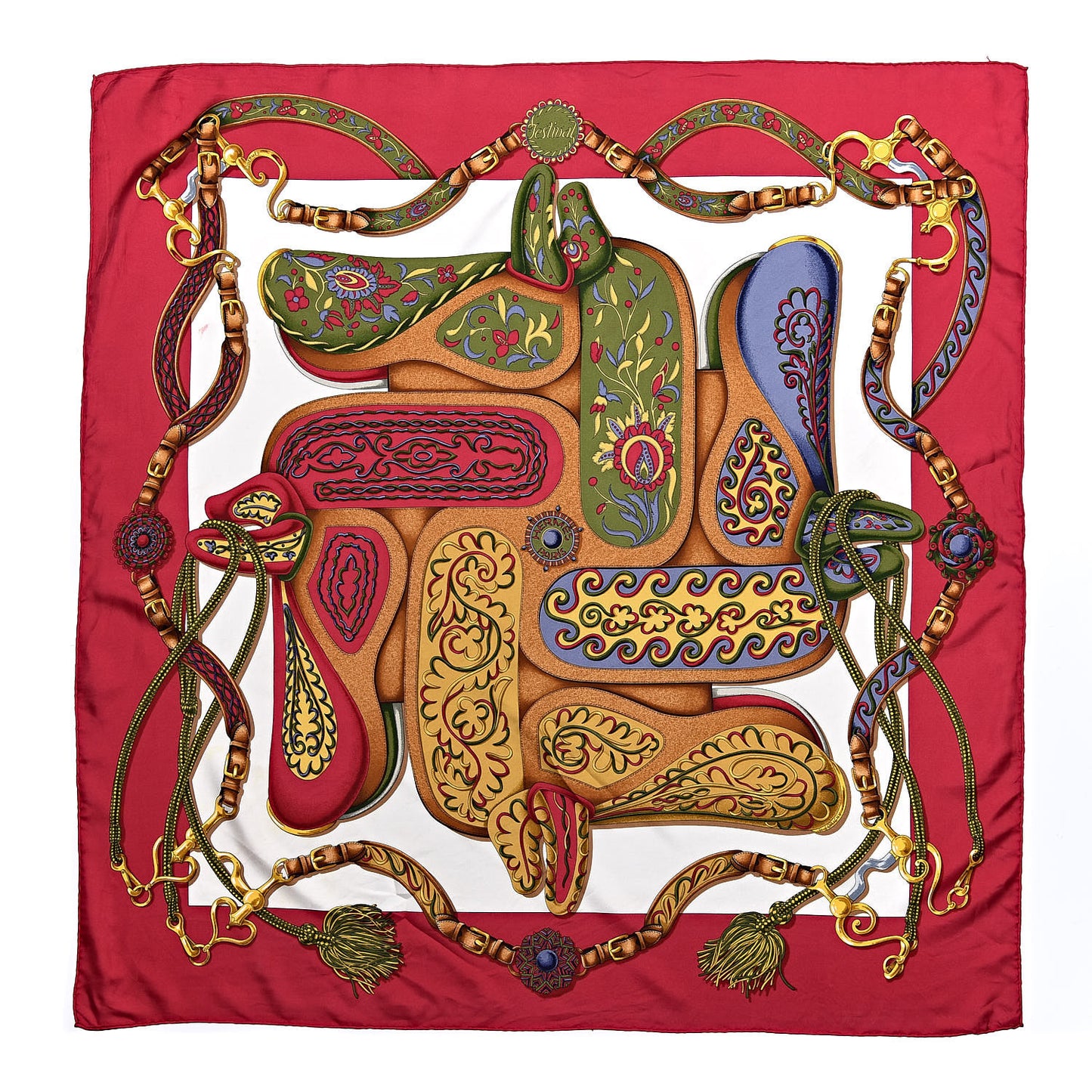 Silk Festival des Amazones Scarf 90