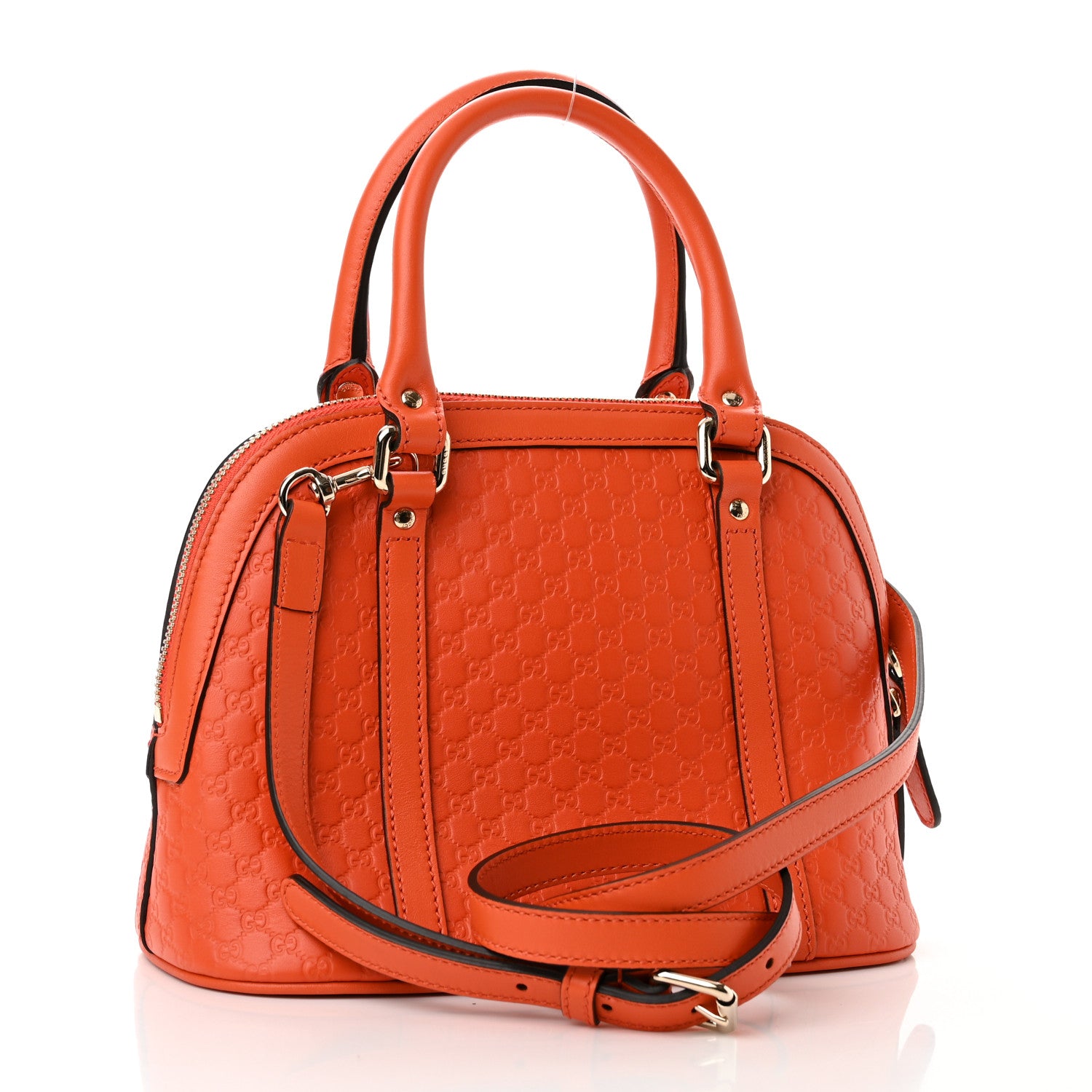 Gucci Microguccissima Mini Dome Bag Sun Orange 3 of 10