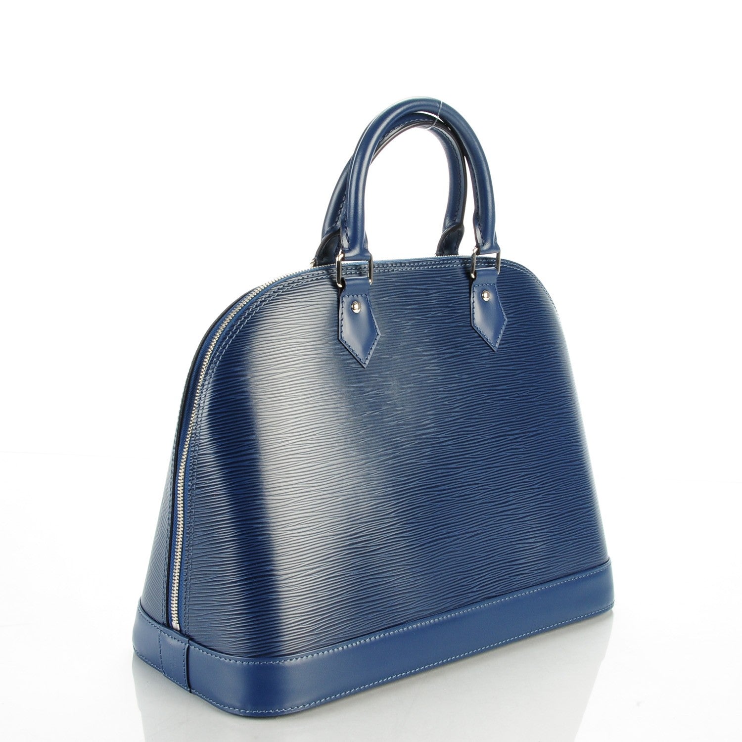 Louis Vuitton Epi Alma MM Indigo 3 of 8