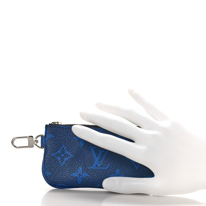 Louis Vuitton Taigarama Trio Messenger Key Pouch Cobalt 2 of 10