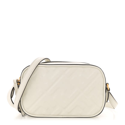 Fendi Vitello Epoque FF Embossed Camera Case White 1 of 11