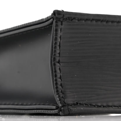 Louis Vuitton Epi Petit Sac Plat Black 8 of 9